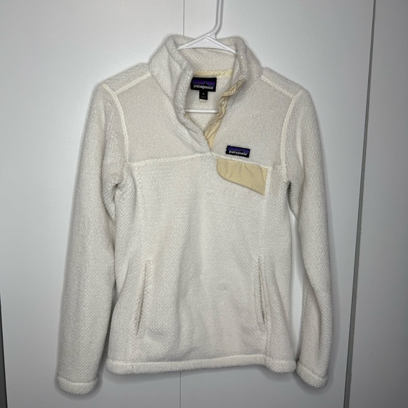 Patagonia Women's Re-Tool Snap-T Pullover in white XS - Picture 2 of 7
